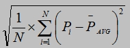 standard deviation formula